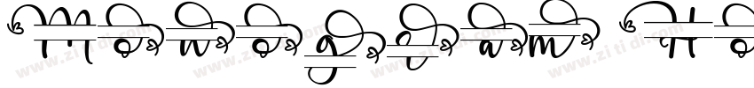 Monogram Holder字体转换